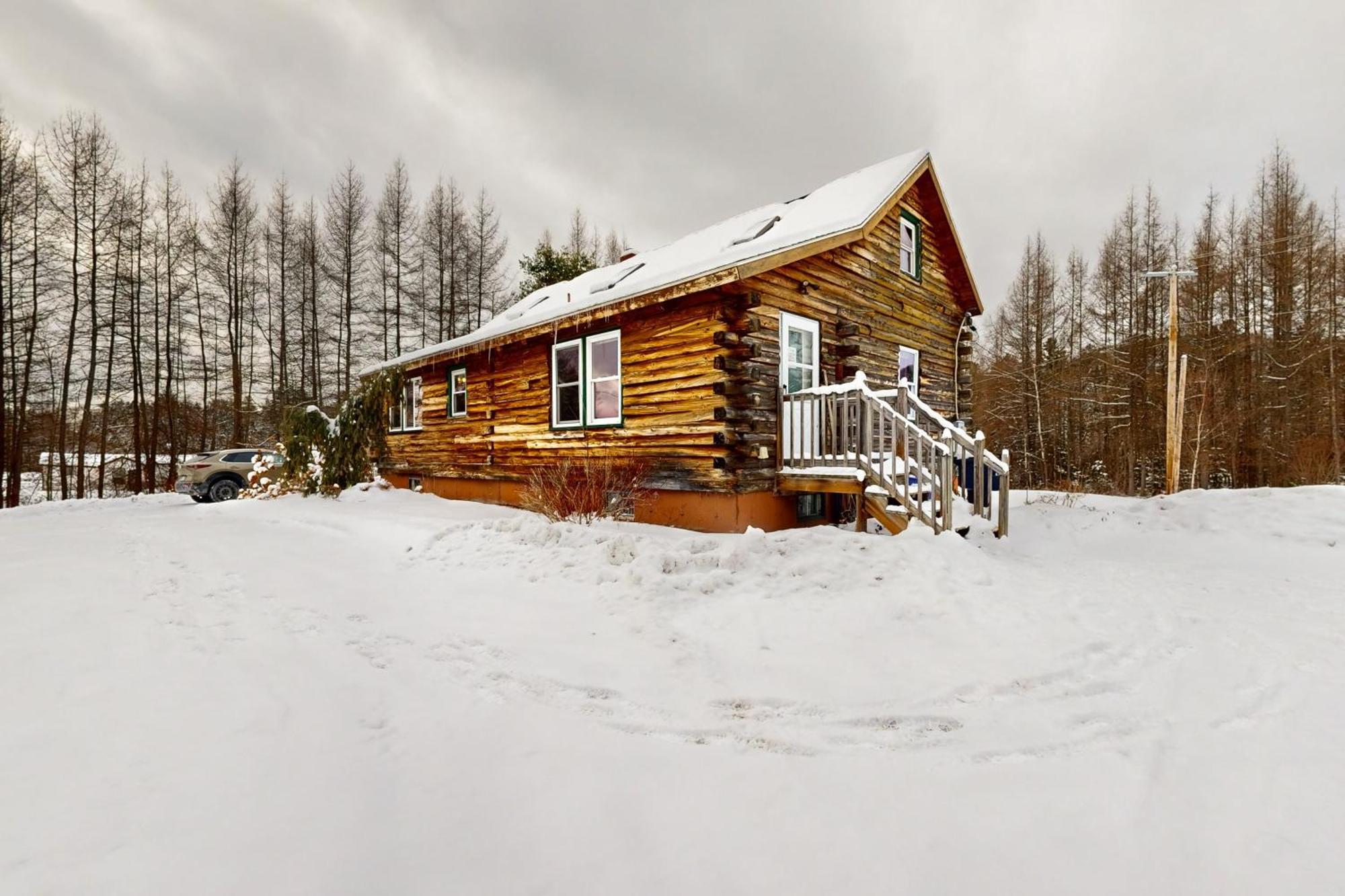 Twin View Log Home Carroll エクステリア 写真