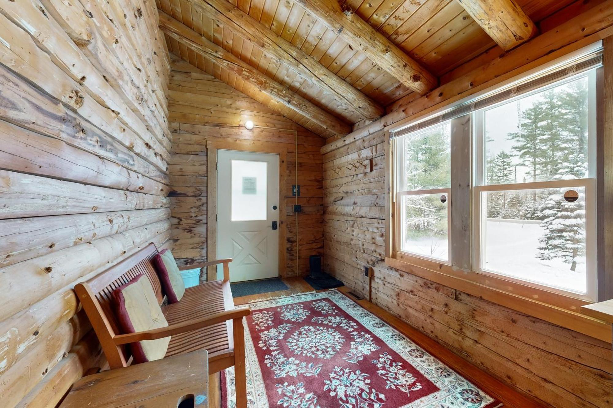 Twin View Log Home Carroll エクステリア 写真