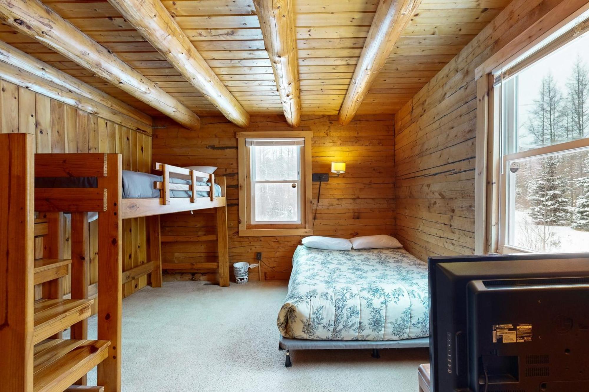 Twin View Log Home Carroll エクステリア 写真