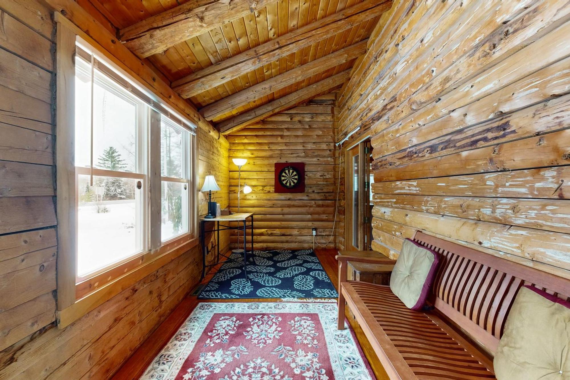 Twin View Log Home Carroll エクステリア 写真
