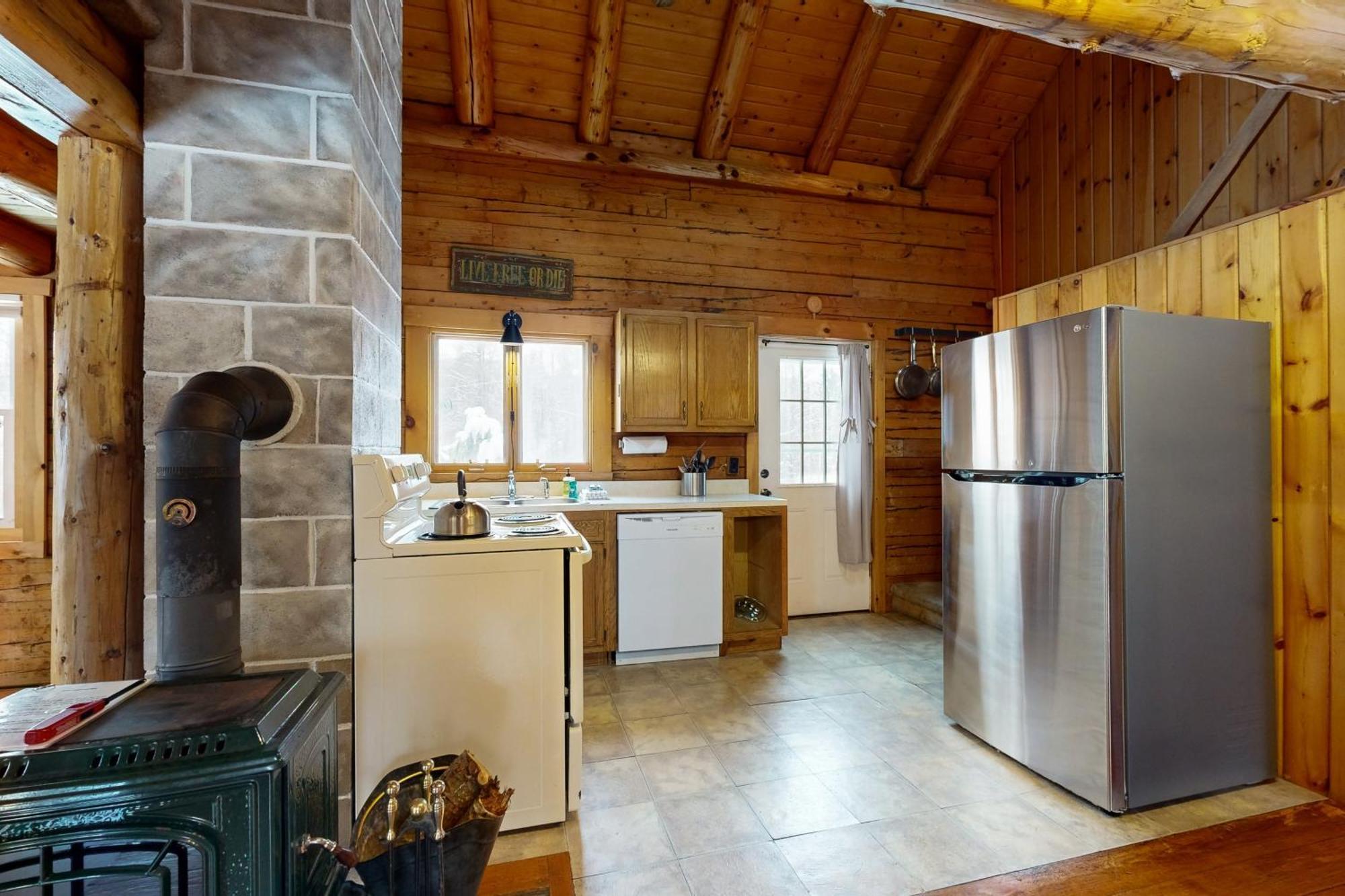 Twin View Log Home Carroll エクステリア 写真